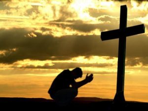 Prayer at a Cross