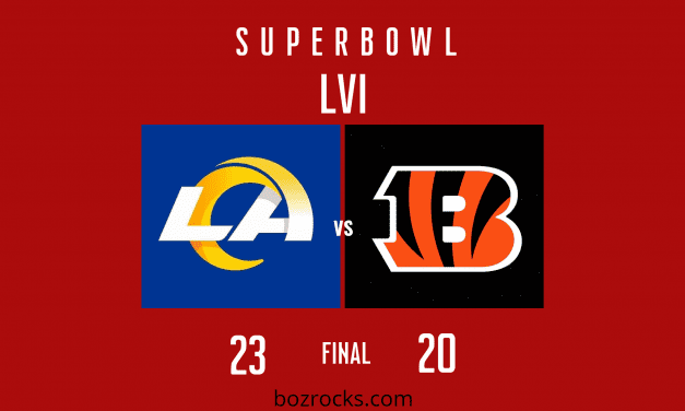 The Rams win SuperBowl LVI